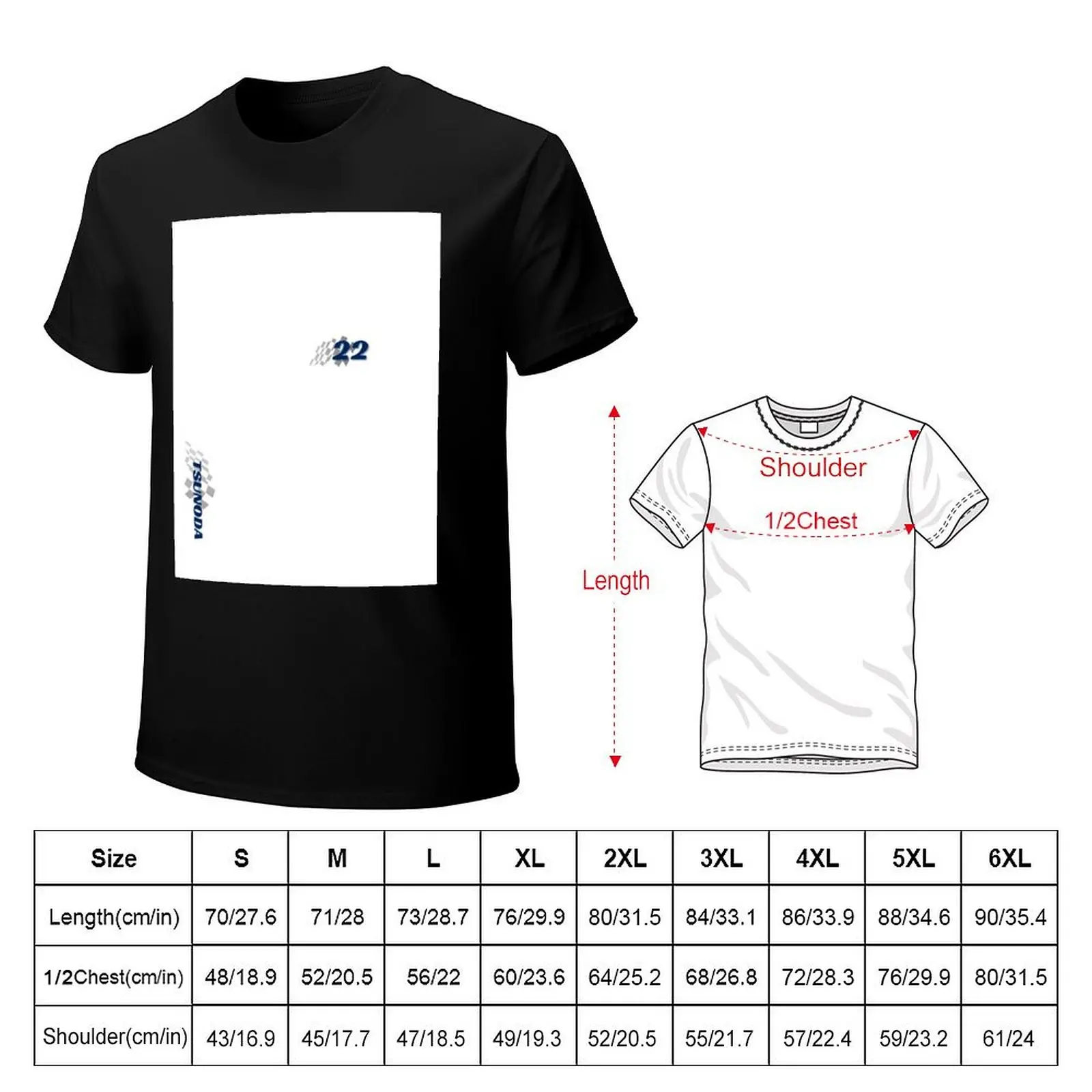 Футболка с дизайном Yuki Tsunoda Scuderia Alpha Tauri 22