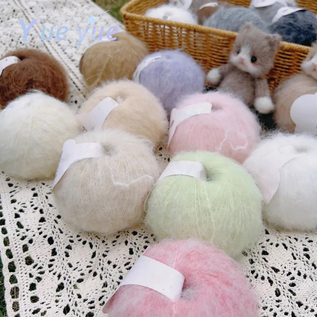 50 г пряжа из альпаки мохера длинная плюшевая толстая вязанная крючком шерстяная