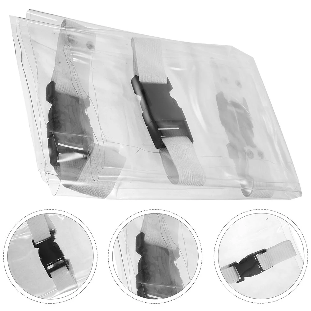 

2 Pcs Dental Chair Cushion Transparent Cover Other Oral Care Chemicals Recliner Protector Foot Replacement Abs Pad