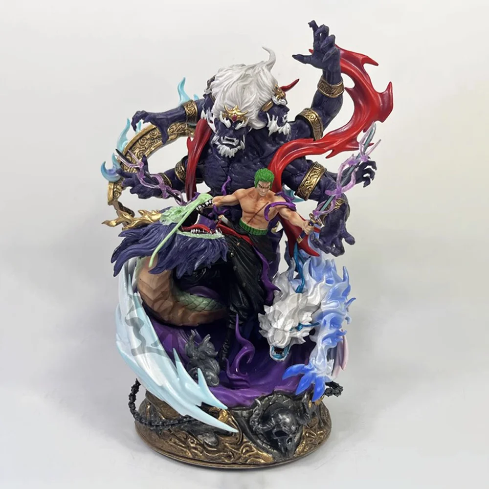 

22cm One Piece Figures Zoro Anime Figures Roronoa Zoro Figure Statue Figurine Pvc Gk Model Doll Toys Collection Ornament Gift