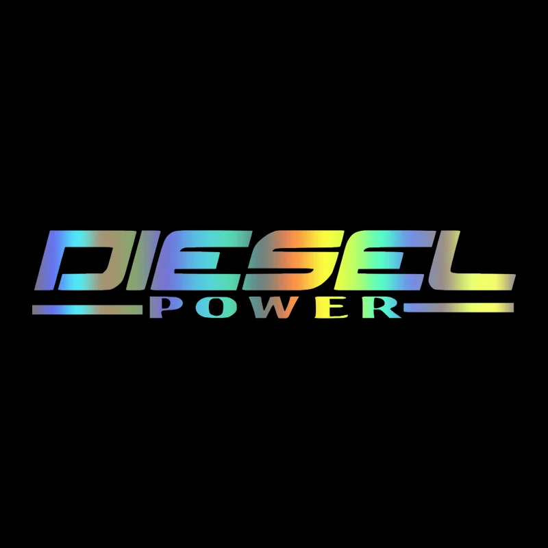 

Fashion Diesel Power Car Sticker Waterproof Die-Cut Vinyl Decal Car Body Bumper Fuel Tank Cap Laptop Vinyl Decals Accessories