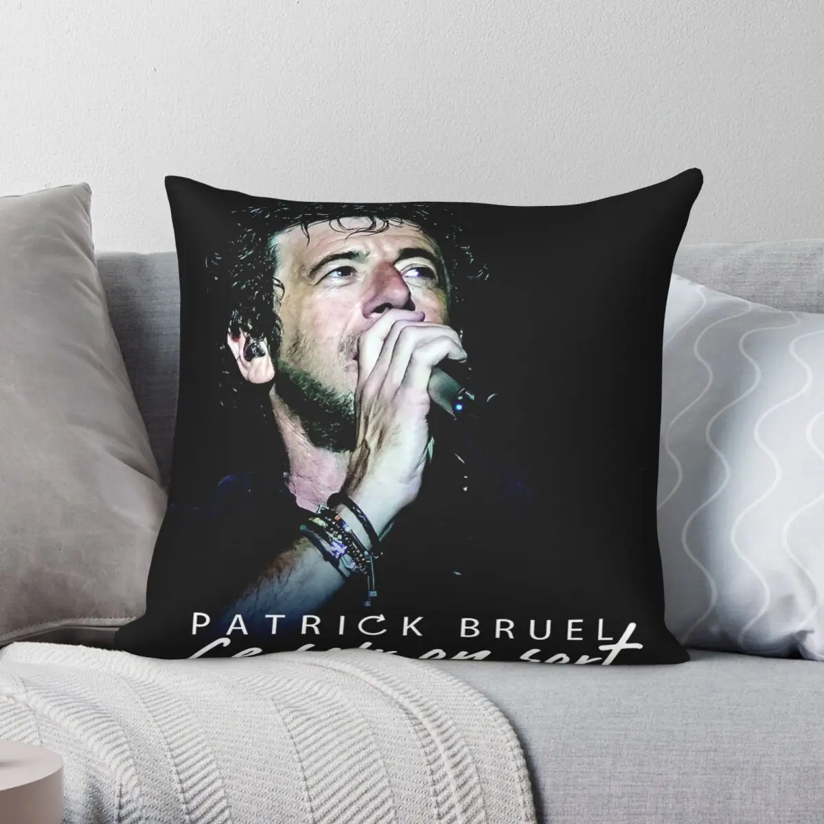 

Onerel Show Bruel Ce Square Pillowcase Polyester Linen Velvet Creative Zip Decor Throw Pillow Case Room Cushion Cover