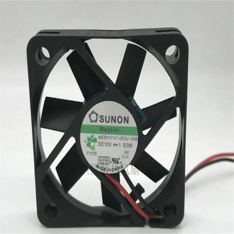 Двухпроводный охлаждающий вентилятор SUNON 5010 ME50101V1-000U-G99 12 В, 1,32 Вт, 50*10 мм