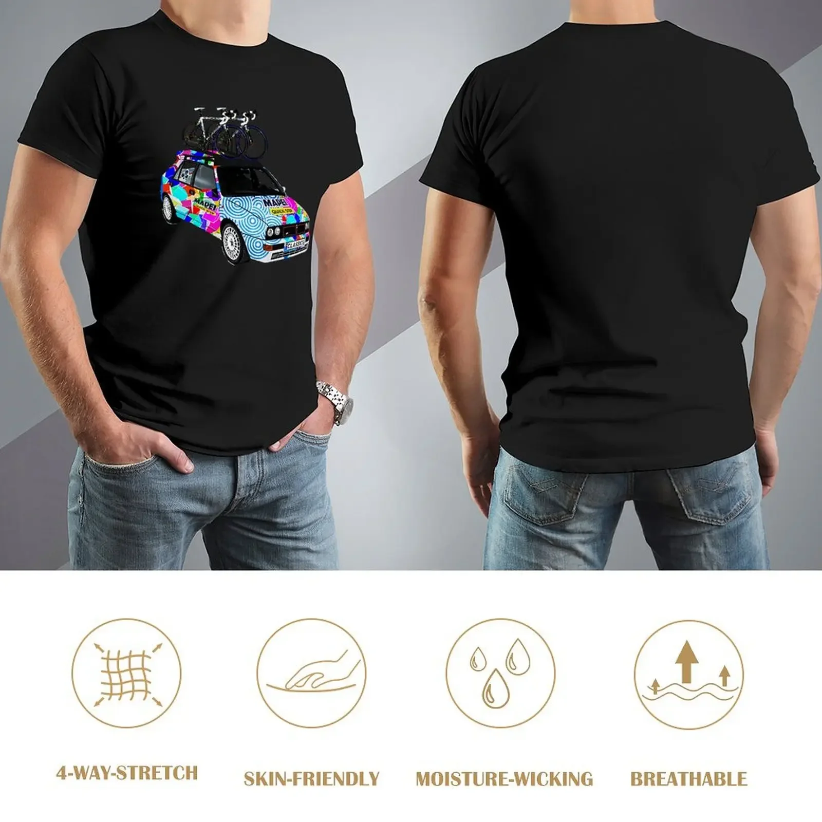 Mapei булыжник классический автомобиль футболка с рисунком Paris roubaix хлопковые