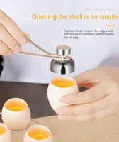 multifunction metal egg scissors egg topper cutter shell opener stainless steel boiled raw egg open creative kitchen tools set