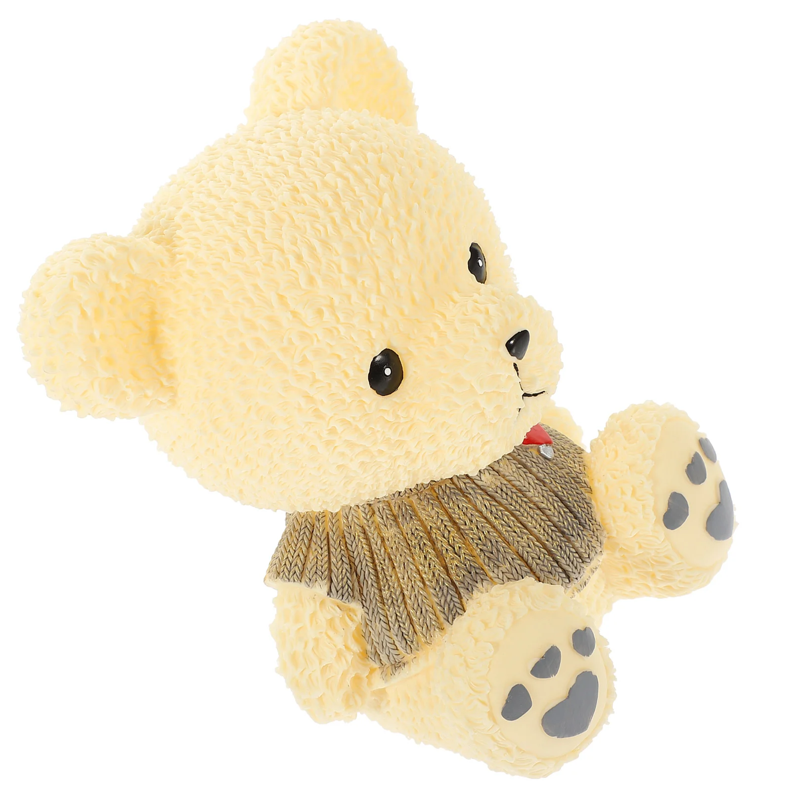 

Gift Children Birthday Bear Shaped Piggy Bank Coin Holder Adornment Bear-shaped