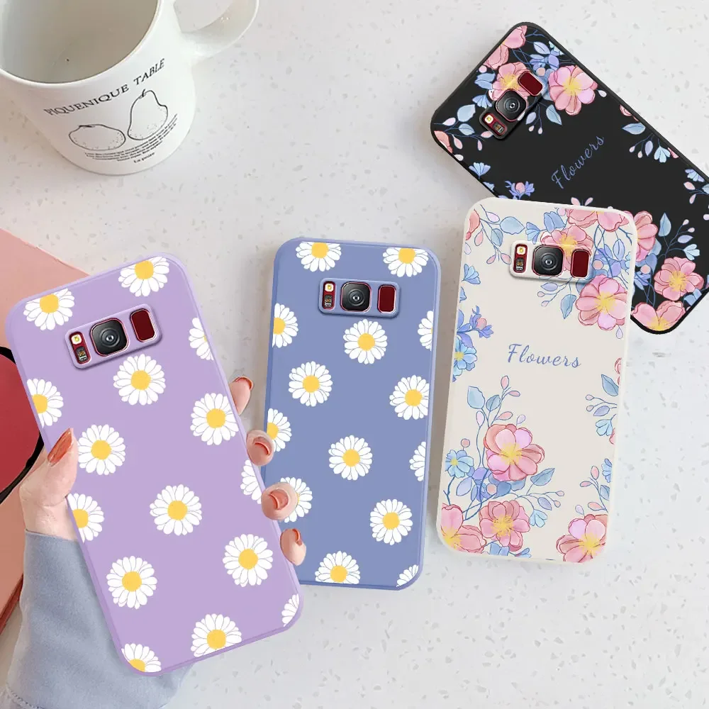 Чехол для Samsung S8 Plus чехол Galaxy мягкий силиконовый телефона защита камеры