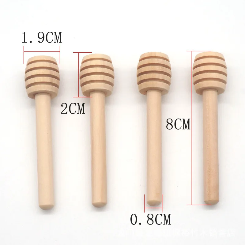 

Honey Stir Bar Mixing Handle Jar Spoon Practical 1Pc Wood Dipper Long Sticks Supplies Honeys Kitchen Tools Mini Wooden Stick BH0