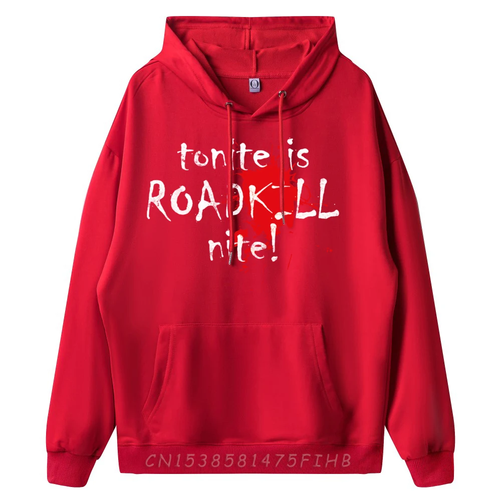 Tonite Is Roadkill Nite Забавный темный юмор Хэллоуин Мужская дизайнерская толстовка из