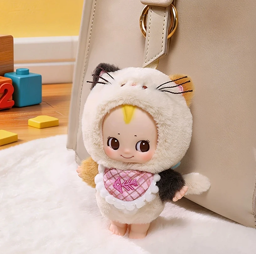 Фото Новая оригинальная серия MINISO Kewpish Love Mao Mao Kindergarten: виниловые плюшевые подвески в загадочных коробках-сюрпризах, игрушки, милые подарки на день рождения. №3