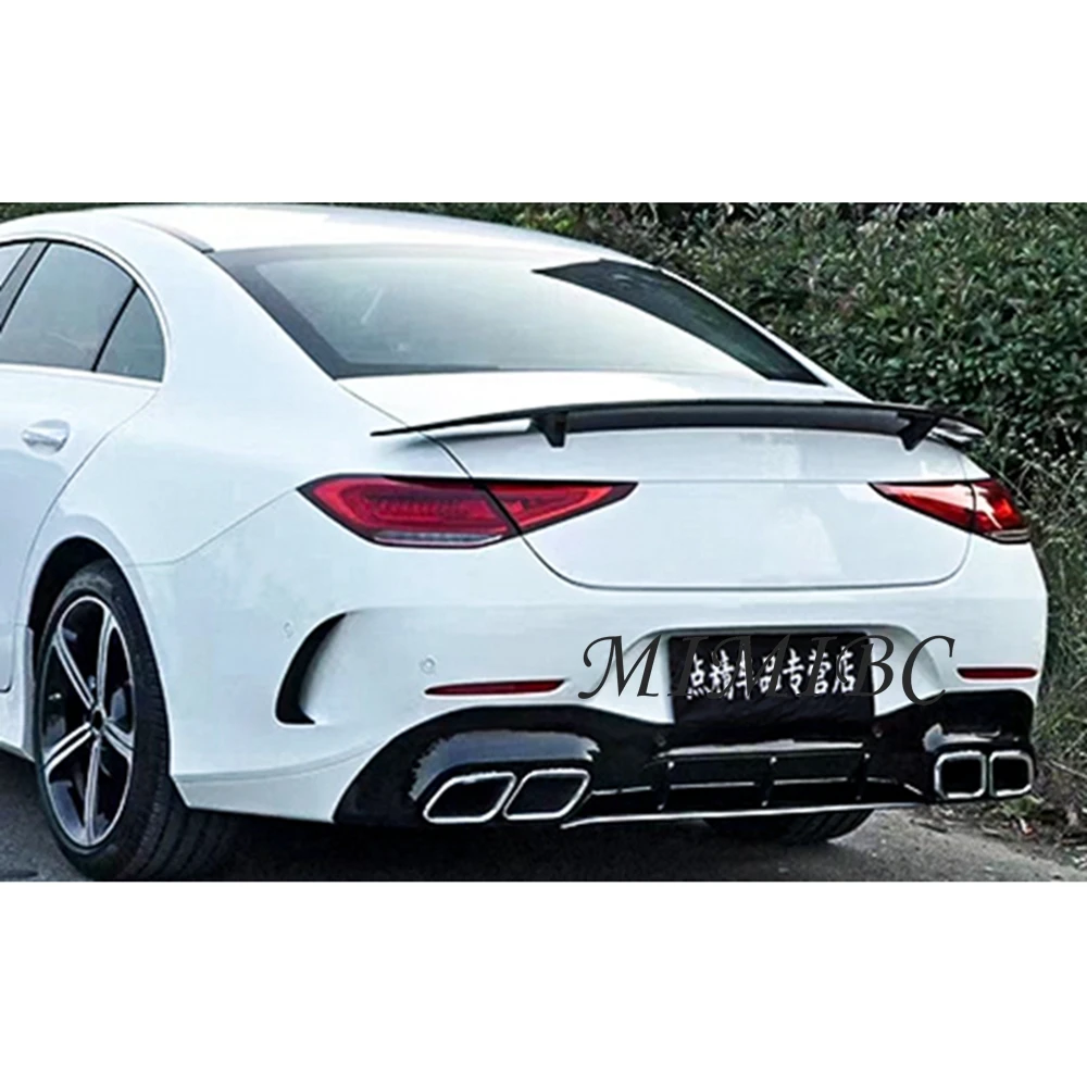 ДЛЯ Mercedes-Benz CLS C257 W257 RT стиль углеродное волокно задний спойлер крыло багажника