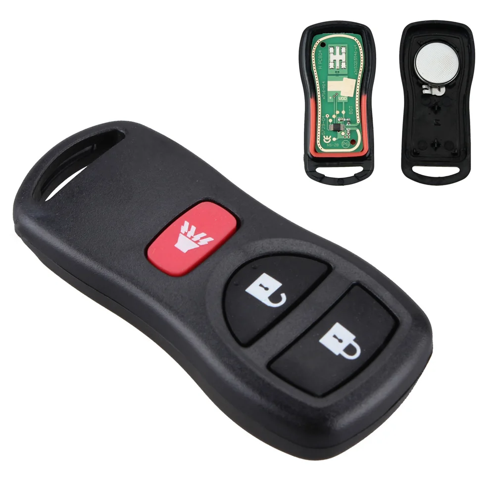 

315MHz 3 Buttons Car Keyless Entry Remote Key Fob KBRASTU15 for Infiniti Nissan Frontier Murano Armada Pathfinder 2002-2008