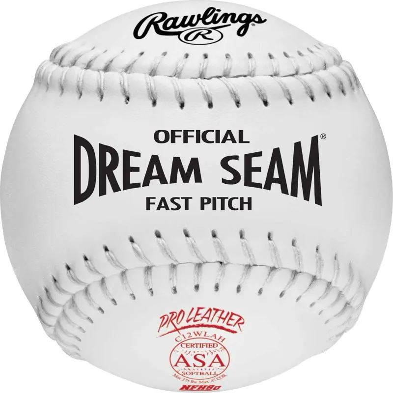 

ASA NFHS 12 inch Dream Seam High Density Cork Core Leather Softballs
