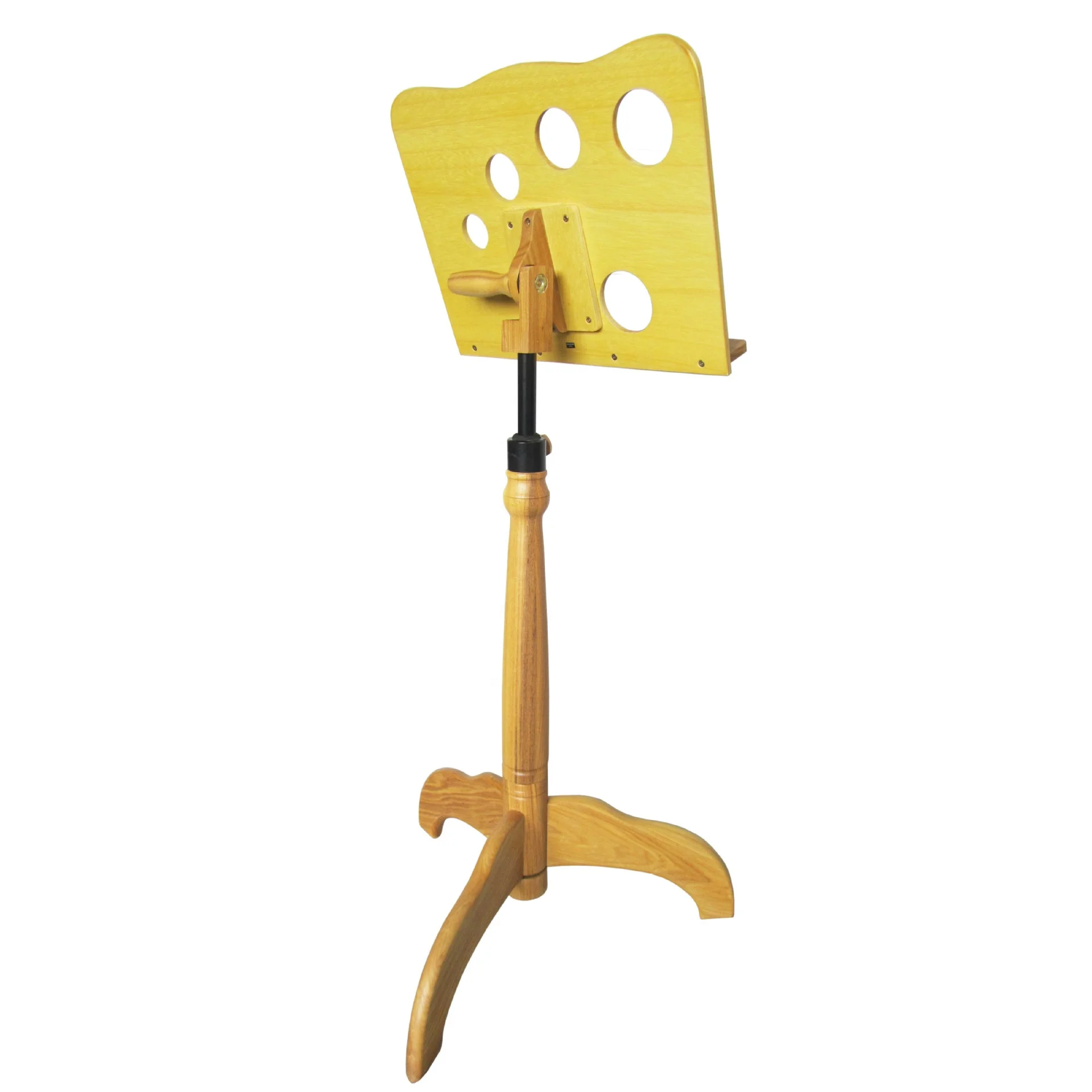 

Iron leg music stand and wooden music stand MS-7009