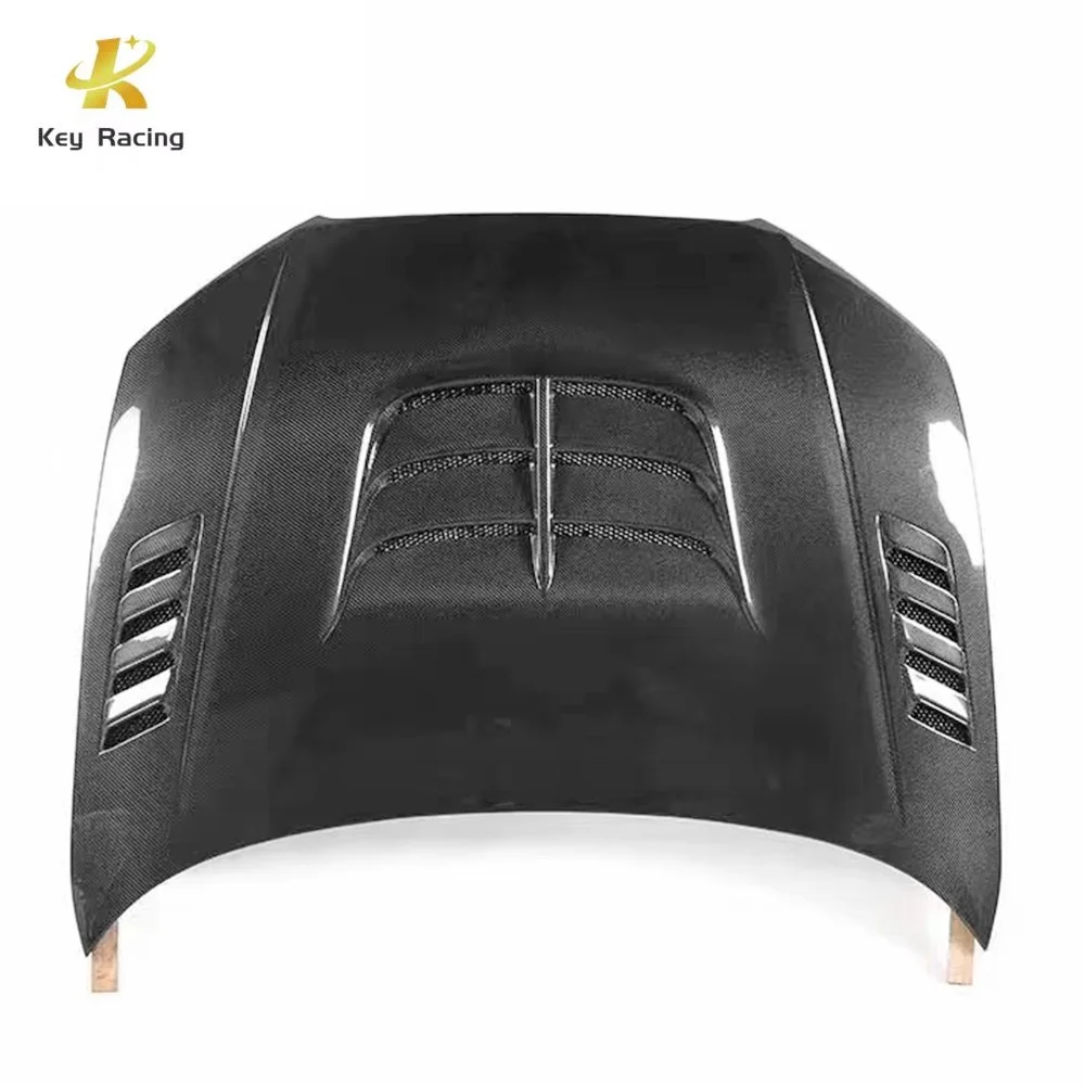 Передняя крышка RS3 из углеродного волокна в стиле V капота двигателя для Audi A3 2013-2018