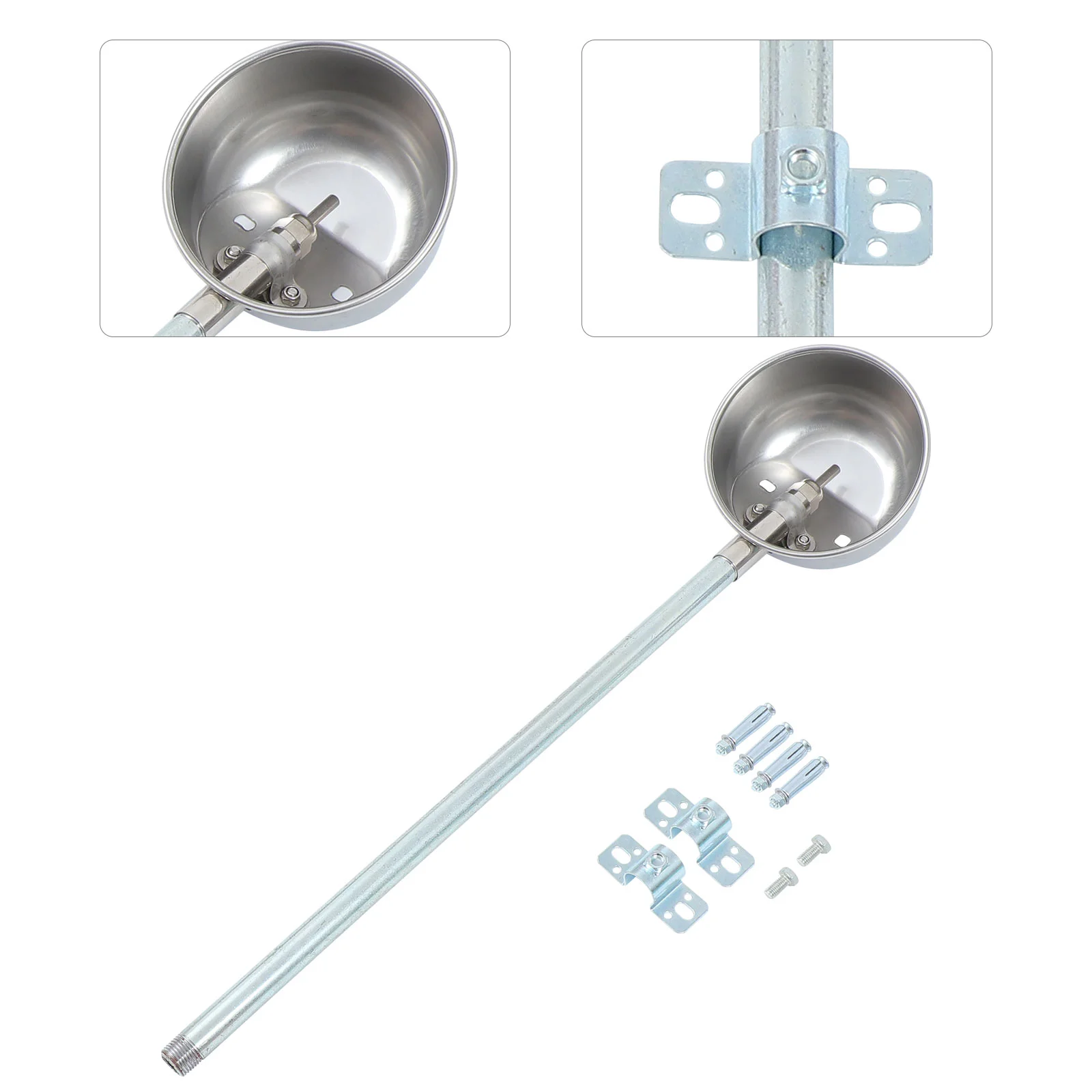 

Stainless Steel Automatic Waterer Bowl Water Feeder Farm Sow Piglet Drinking Bowl Dispenser for Livestock Supplies