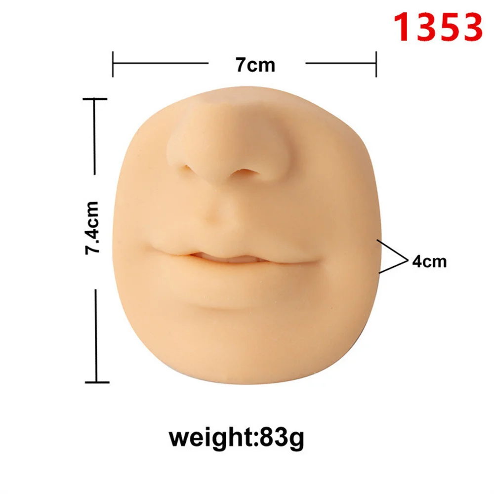 

Силиконовая модель уха, носа, рта для пирсинга