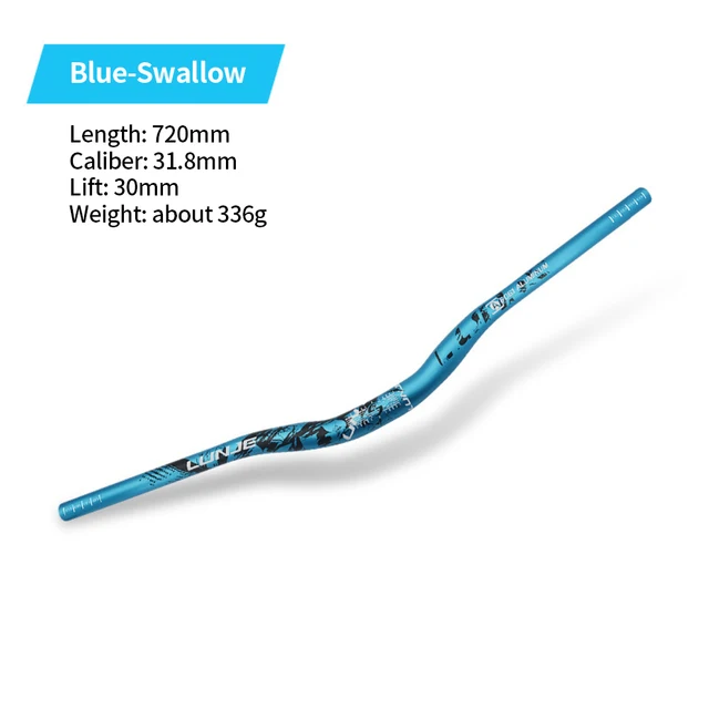 Aluminum Alloy Bicycle Handlebar 720/780mm Ultralight Swallow Handle Bar MTB Mountain Bike Handlebars Bicycle Accessories 6