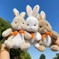 30cm new bunny stuffed animals kids rabbit with carrot sleeping mate cartoon plush animal dolls children birthday gift plush toy