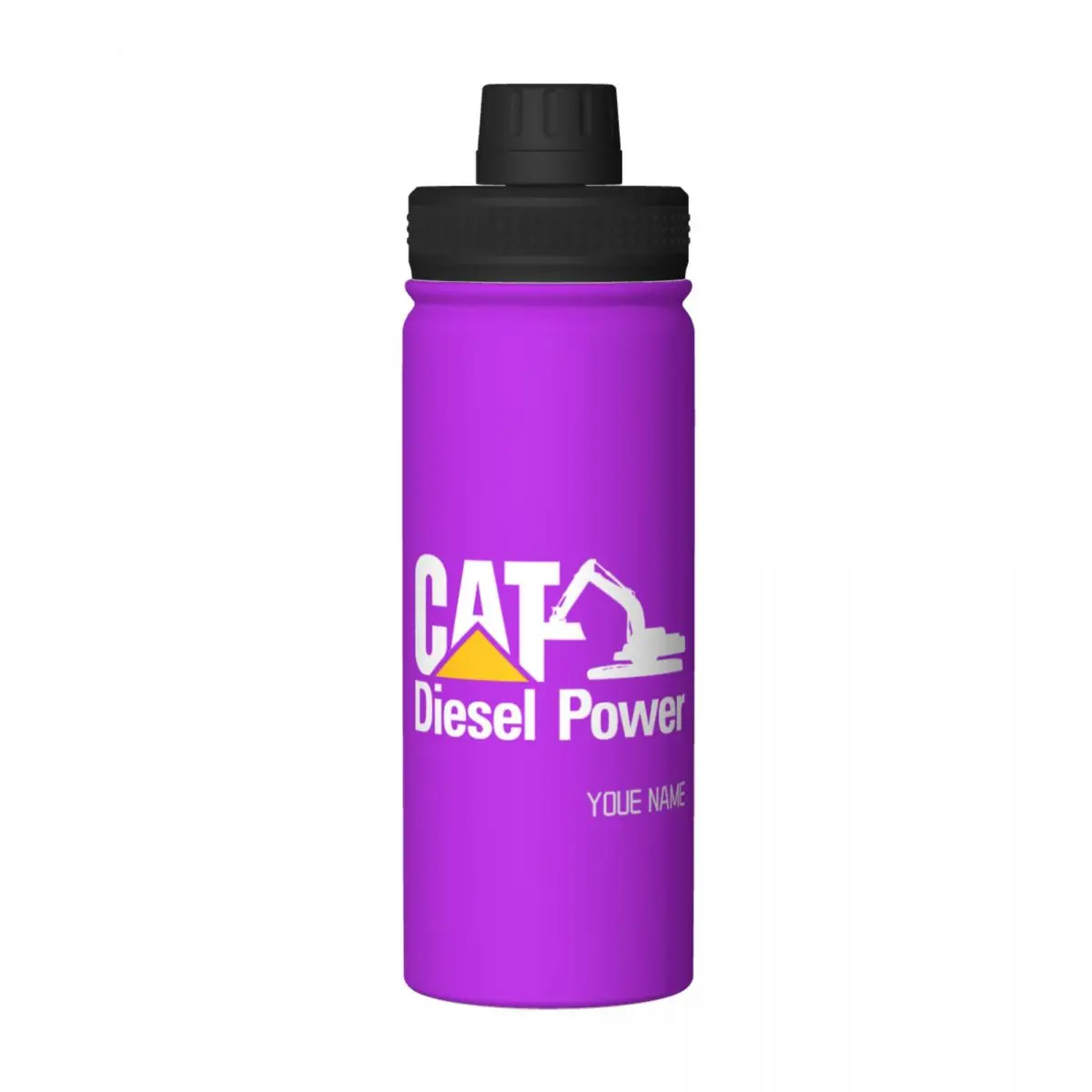 

Cat Jcb Print Printed 18 oz Sport Insulated Kettle with inner 304 Stainless Steel Outer 201 Stainless Steel with lid PP