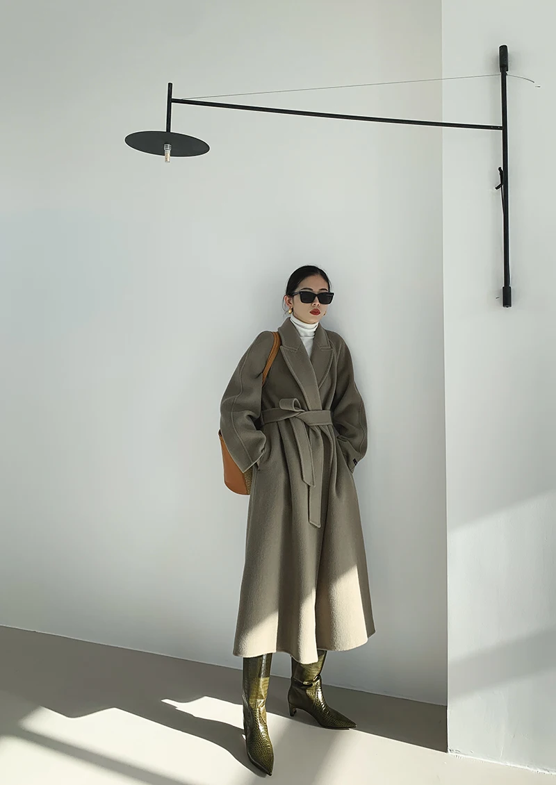 Новый сезон шерсти для продвижения высокий халат с лангуидом ленивый