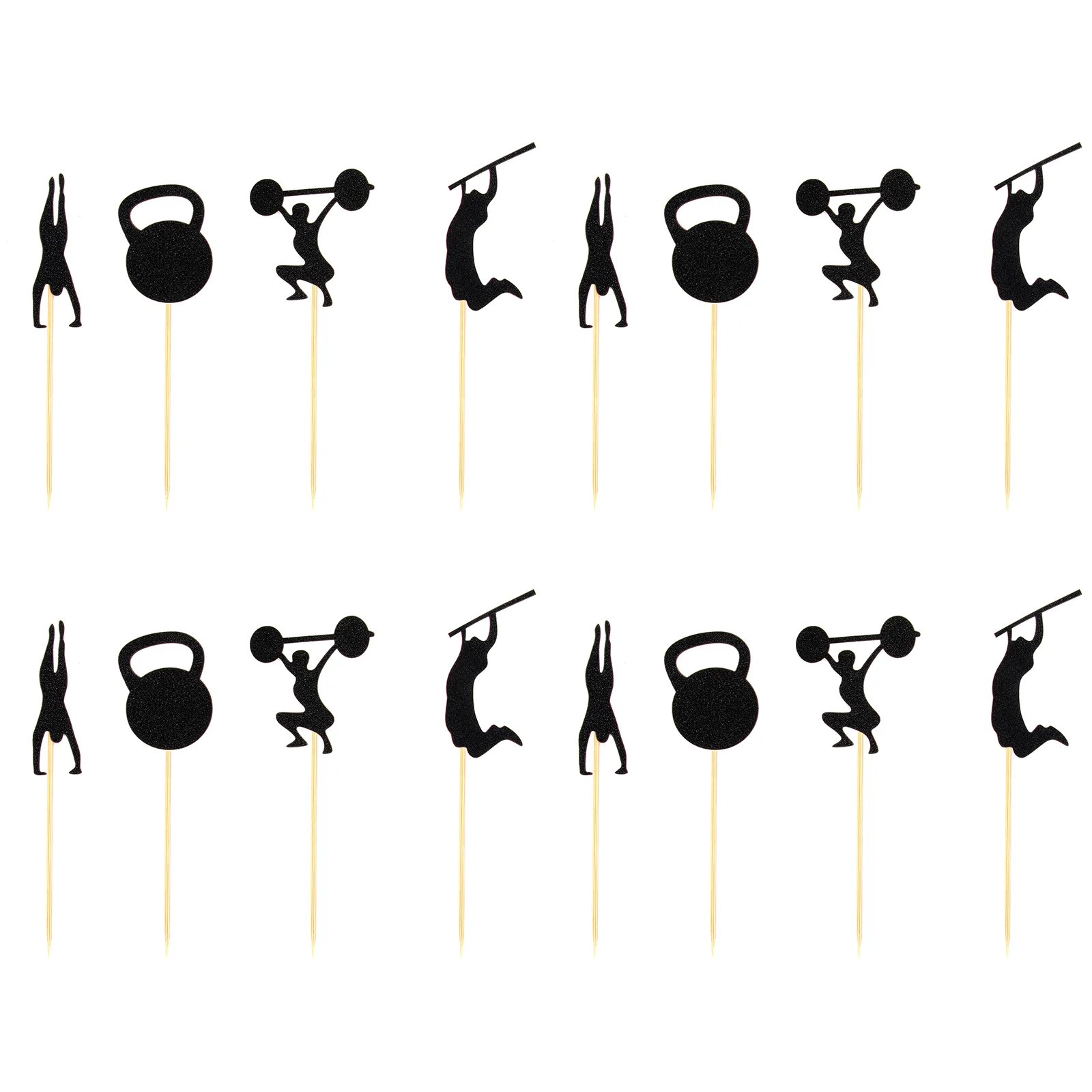

48 Pcs Cupcake Topper Black Cupcake Ornament Bachelor Party Favors Supplies Cupcake Decorating Gymnastics Birthday Party Top Hat