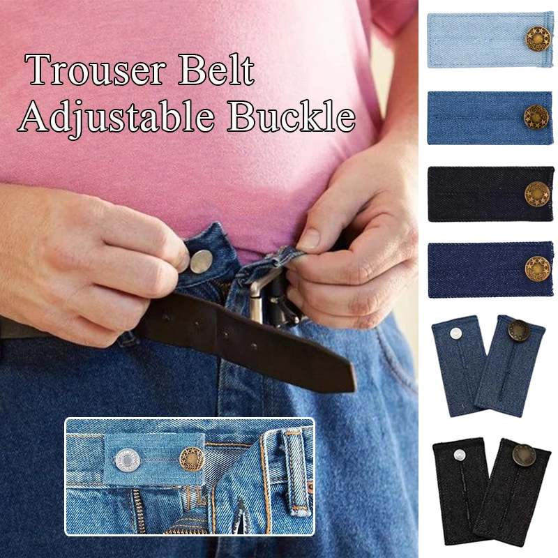 

Waist Expander Denim Buckle For Jeans Pant Extender Button Belt Extension Buckle Button Waist Extension Buckle Waist Extension