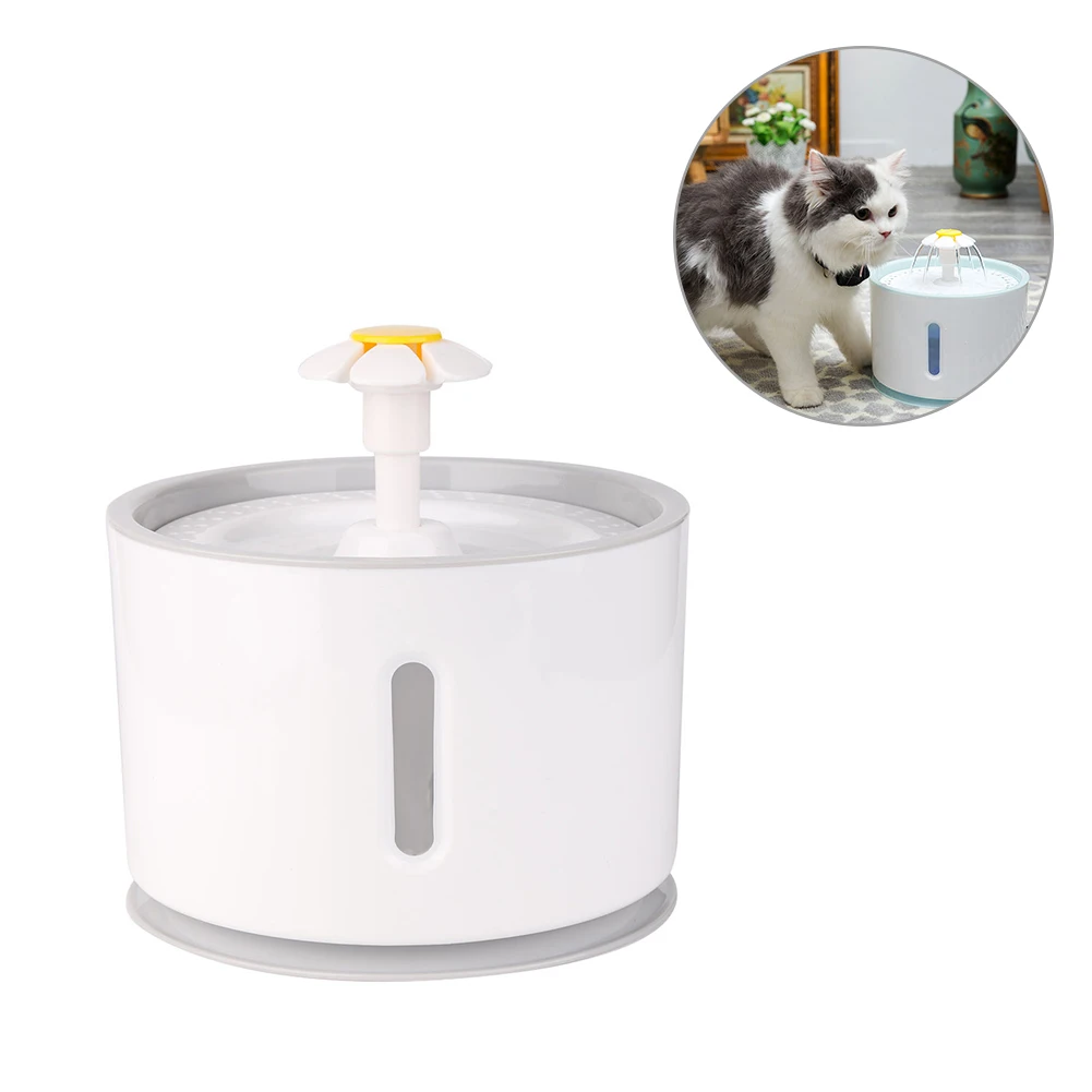 

Поилка-фонтанчик для кошек и собак, автоматический Электрический дозатор питьевой воды с фильтром из активированного угля, питание от USB