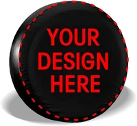 custom spare tire cover add your own personalized text name image waterproof dustproof universal wheel tire protector