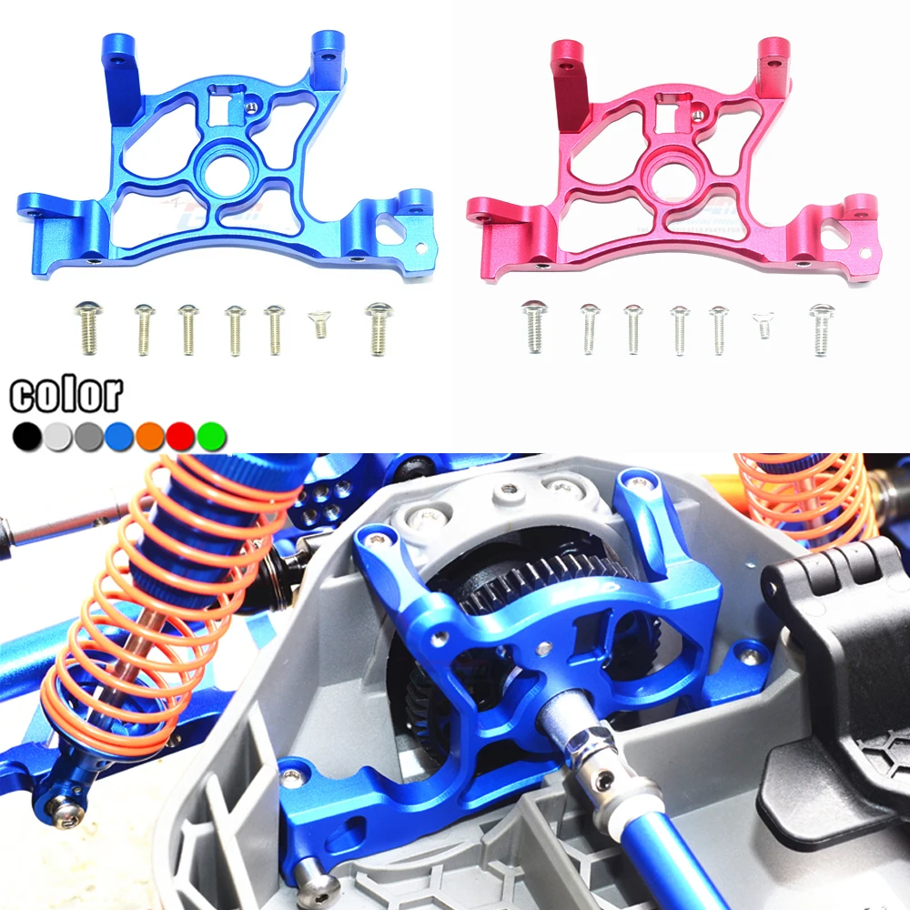 

GPM TRAXXAS 1/10 RUSTLER 4X4 VXL 67076-4 Upgrade Accessories metal Aluminum alloy Rear Main Gear Holder Mount fixed seat