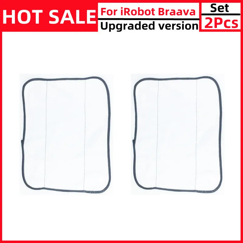 

Подходит для iRobot Braava 380t/320/4200/5200C аксессуары для мытья роботов сухая искусственная ткань тряпка 2 шт.
