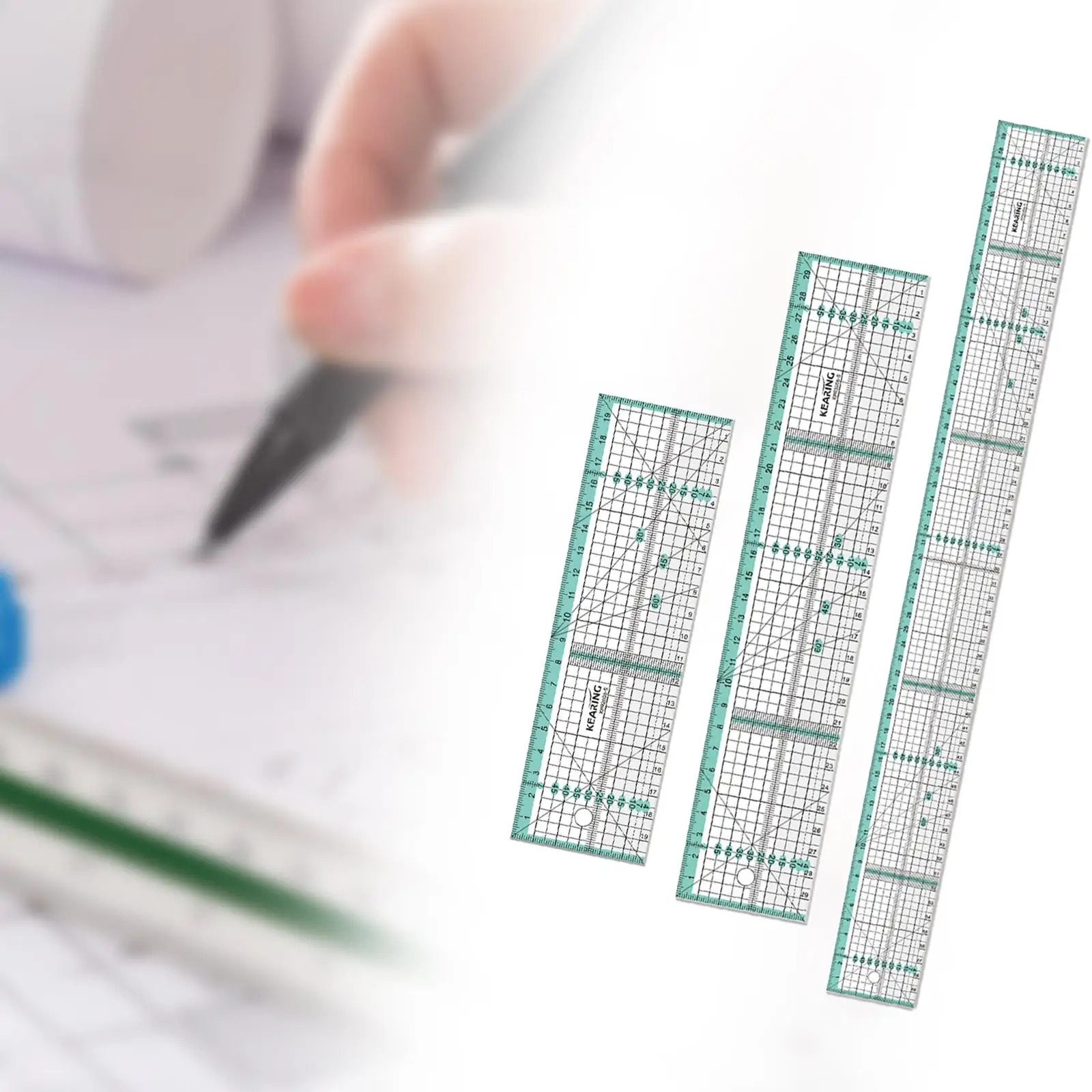 Измерительная швейная линейка Многофункциональная прозрачная для кожи