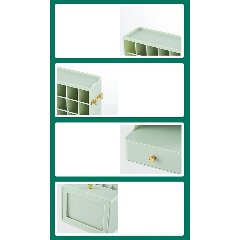 Трехуровневый Настольный органайзер для косметики ванной вместительная