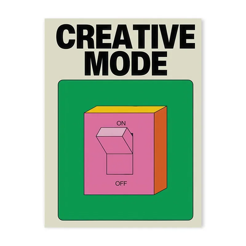 

Абстрактная картина JUBEER синяя печать на холсте