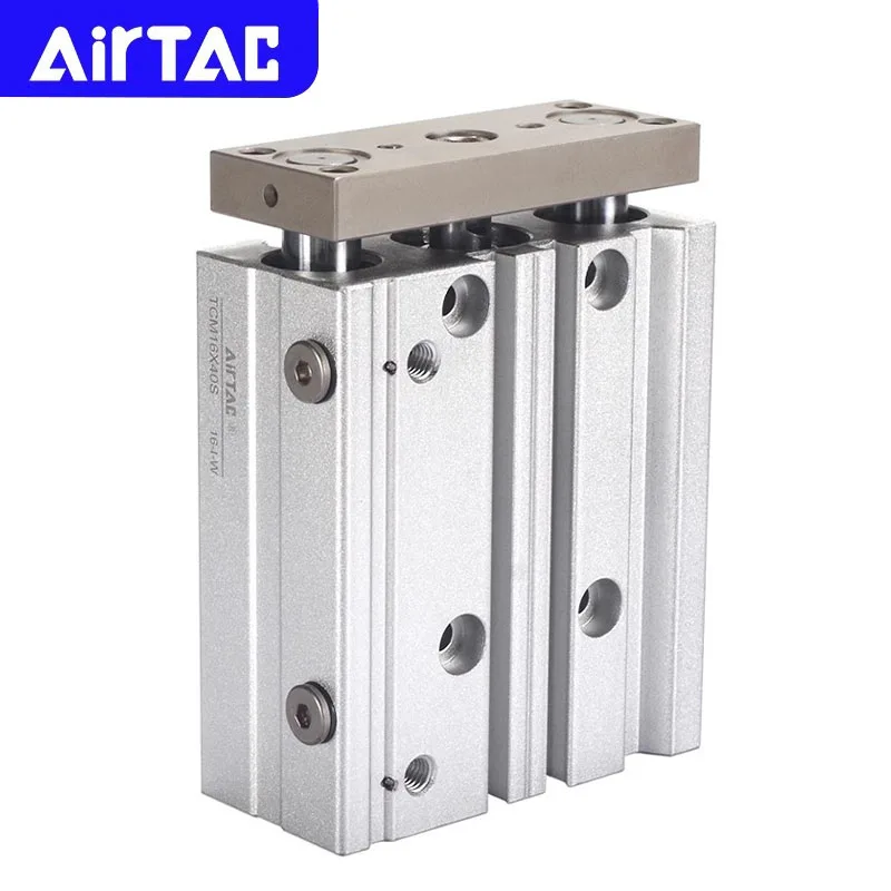 

AIRTAC TCM12/16/20/25/32/40/50/63/80 трехштоковый пневматический цилиндр