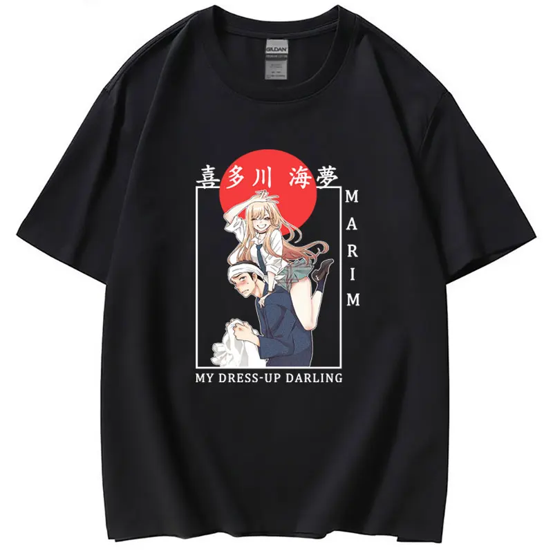 

Anime Cartoon Print Women T Shirt My Dress-Up Darling Marin Kitagawa Short Sleeve T-shirt Fashion Woman Blouses 2022 Clothes Top