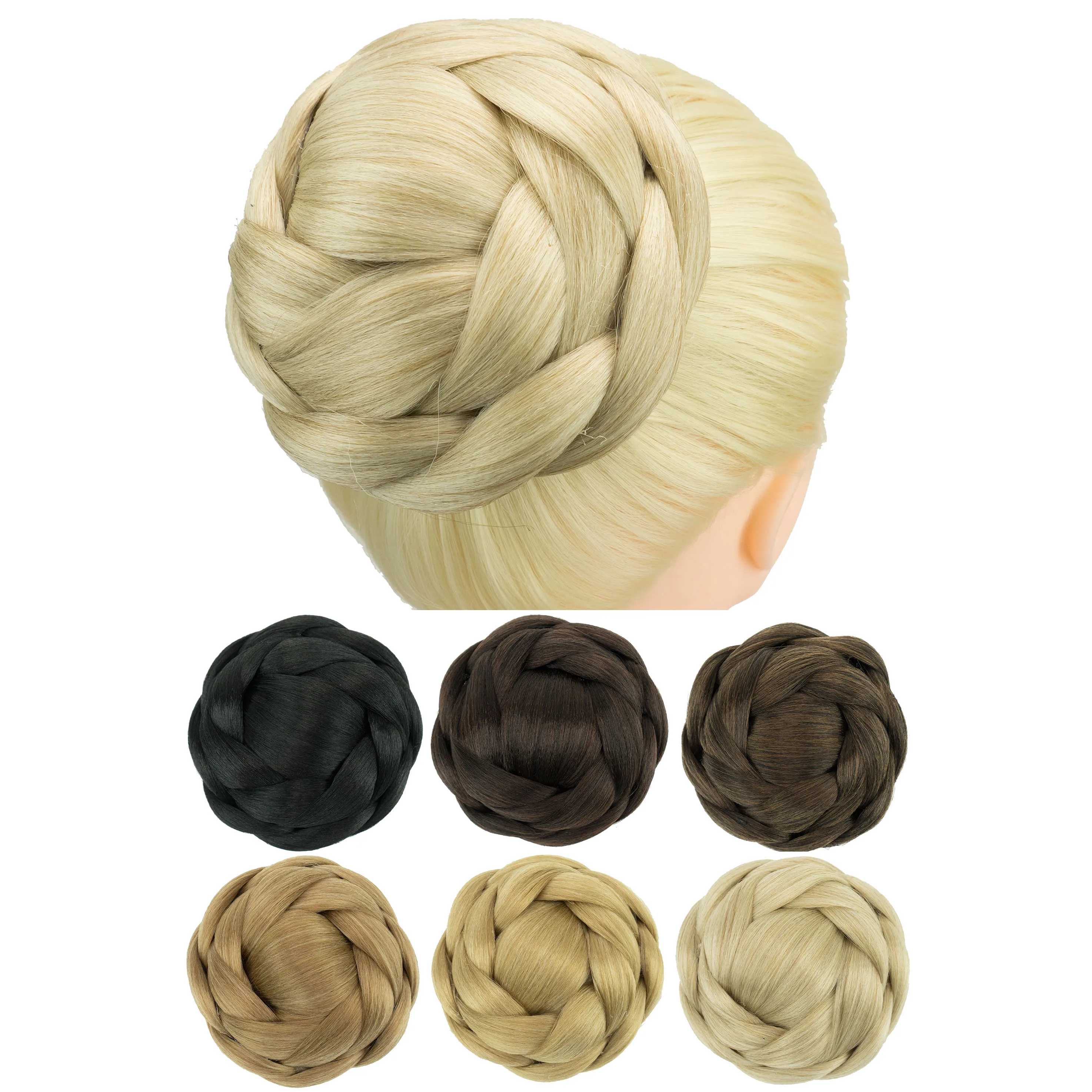 Soowee Synthetic Hair Chignon Hair Bun Cover Blonde Bun Wig Updo Bsh Hair Donut Benehair Dropship Suppliers Hair Pieces