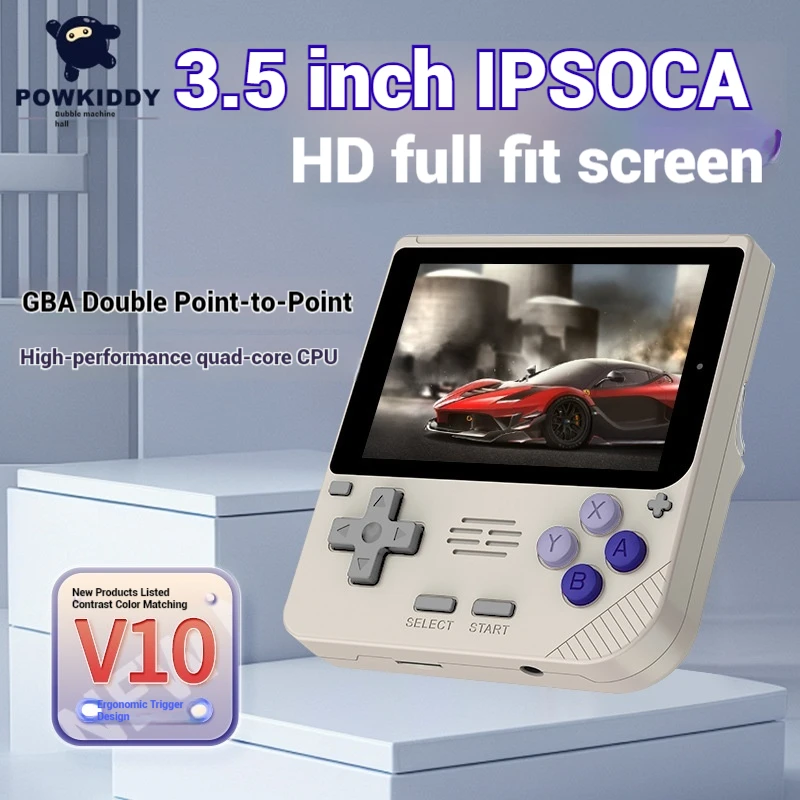 Портативная игровая консоль Powkiddy V10 3 5-дюймовый IPS-экран разрешение 480*320