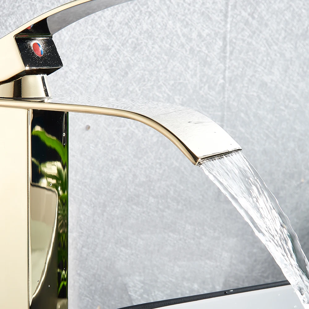 Классический смеситель для раковины с одной ручкой монтируемая на палубе