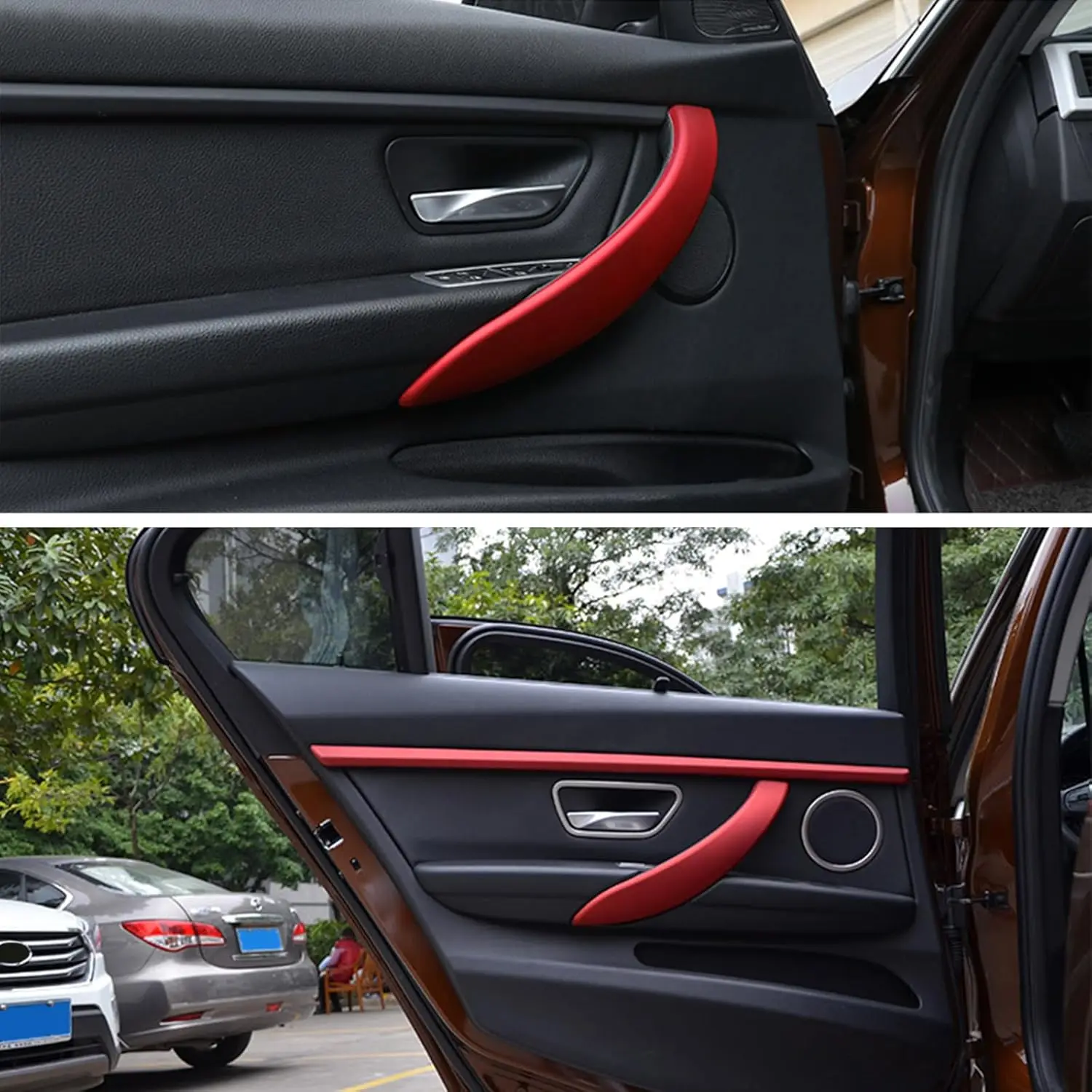 Внутренняя дверная ручка автомобиля для BMW 3 4 серии 3GT F34 F36 F30 2013-2018 сменная крышка