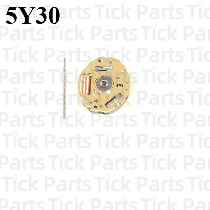 Новый механизм MIYOTA 5Y30 кварцевый электронный детали механизма для часов с тремя