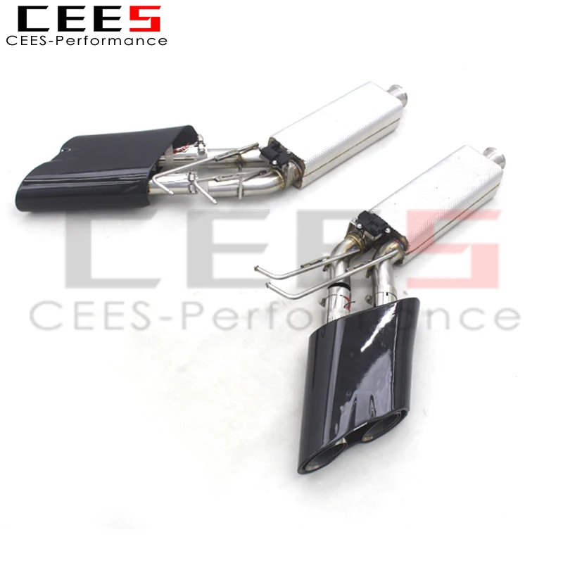 Фото Выхлопная система CEES из нержавеющей стали для Mercedes-Benz G500/G550 W463A/W464 с LED-наконечниками №4