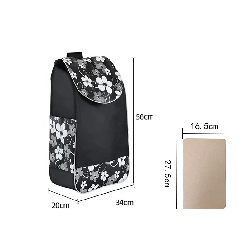 

Storage Trolley Colorful Bag Shopping Bag Large For Carring For Shopping Supermarket Waterproof Capacity Cart Purchase Shopping