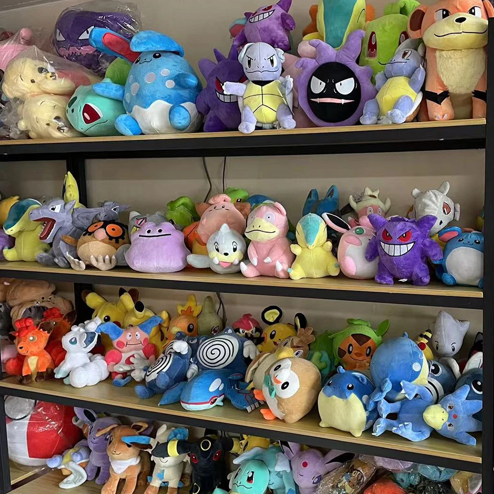 Фото Pokémon Psyduck Magikarp Pichu Poliwhirl плюшевая игрушка мультфильм Marill Lugia Togetic мягкая кукла подарок на день рождения декор детской комнаты №3