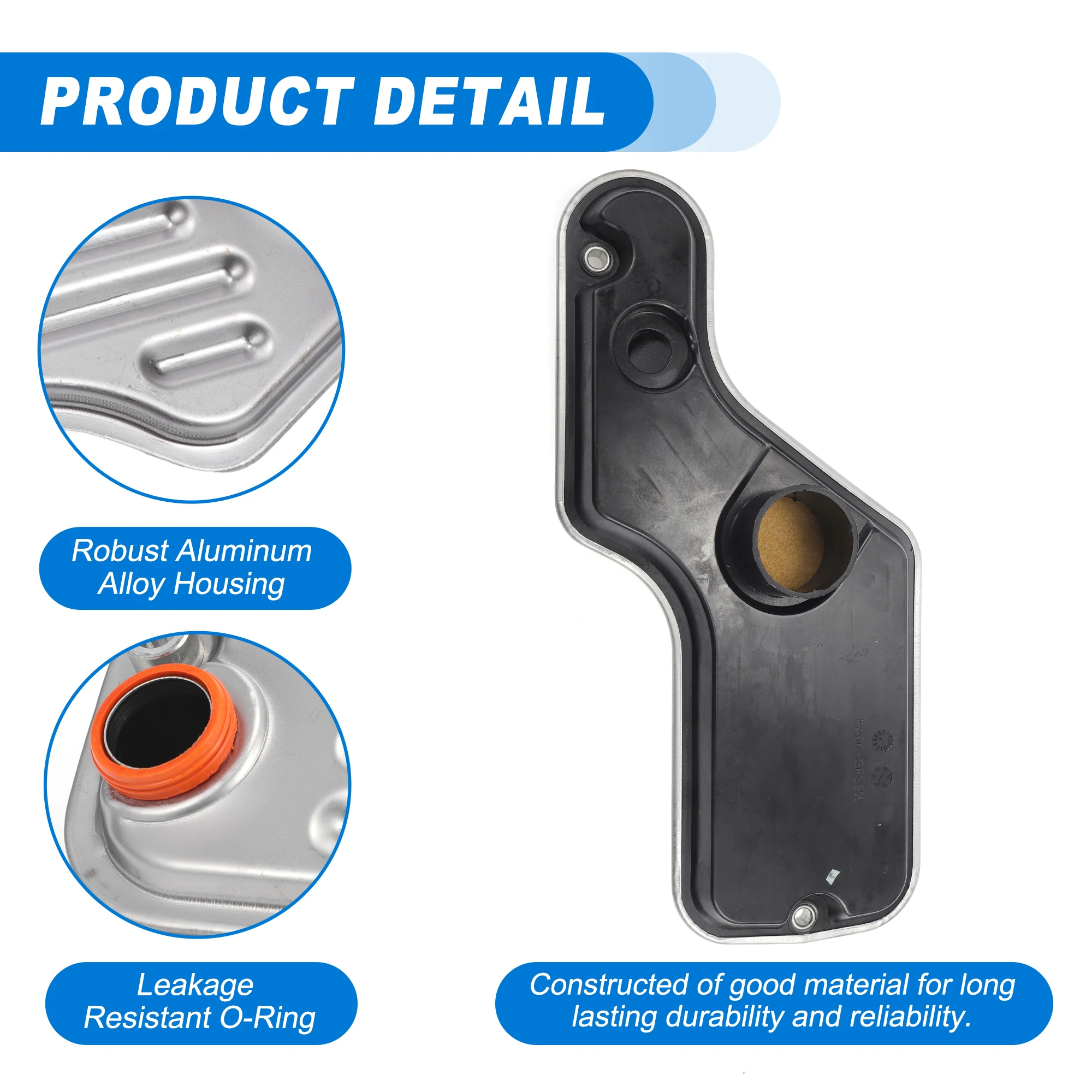 Фото UXCELL 5R55N 5R55S НИЗКИЙ фильтр автоматической коробки передач, масляный поддон, подходит для Ford Mustang 2005-2010 No.3W4Z7A098AA №4