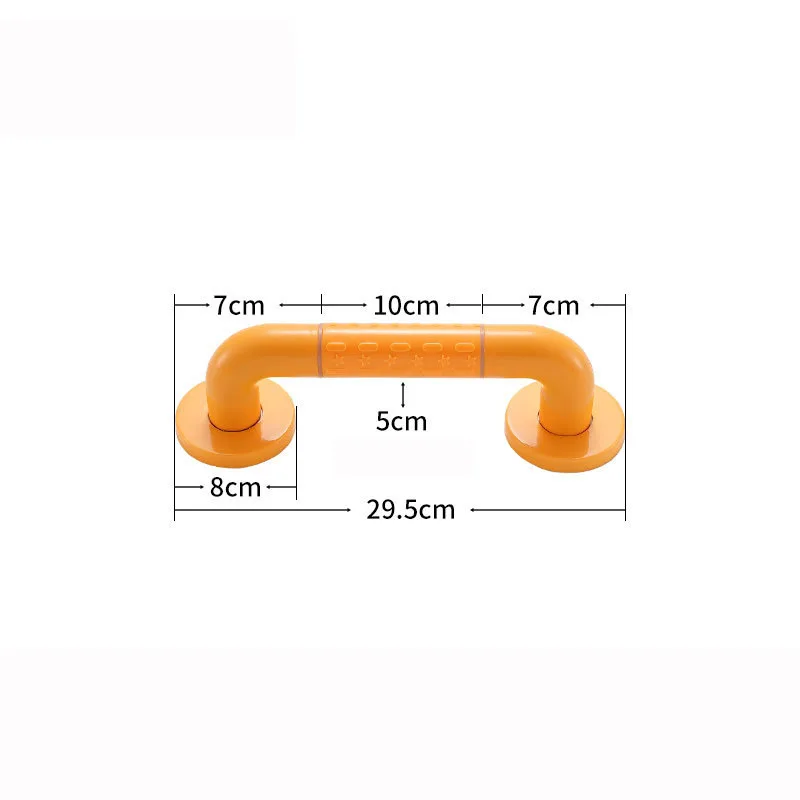 

Безопасная ручка для ванной комнаты с противоскользящими гранулами, прочная ручка для душа, туалетной ванны, эргономичная противоскользящая ручка с ограниченными возможностями