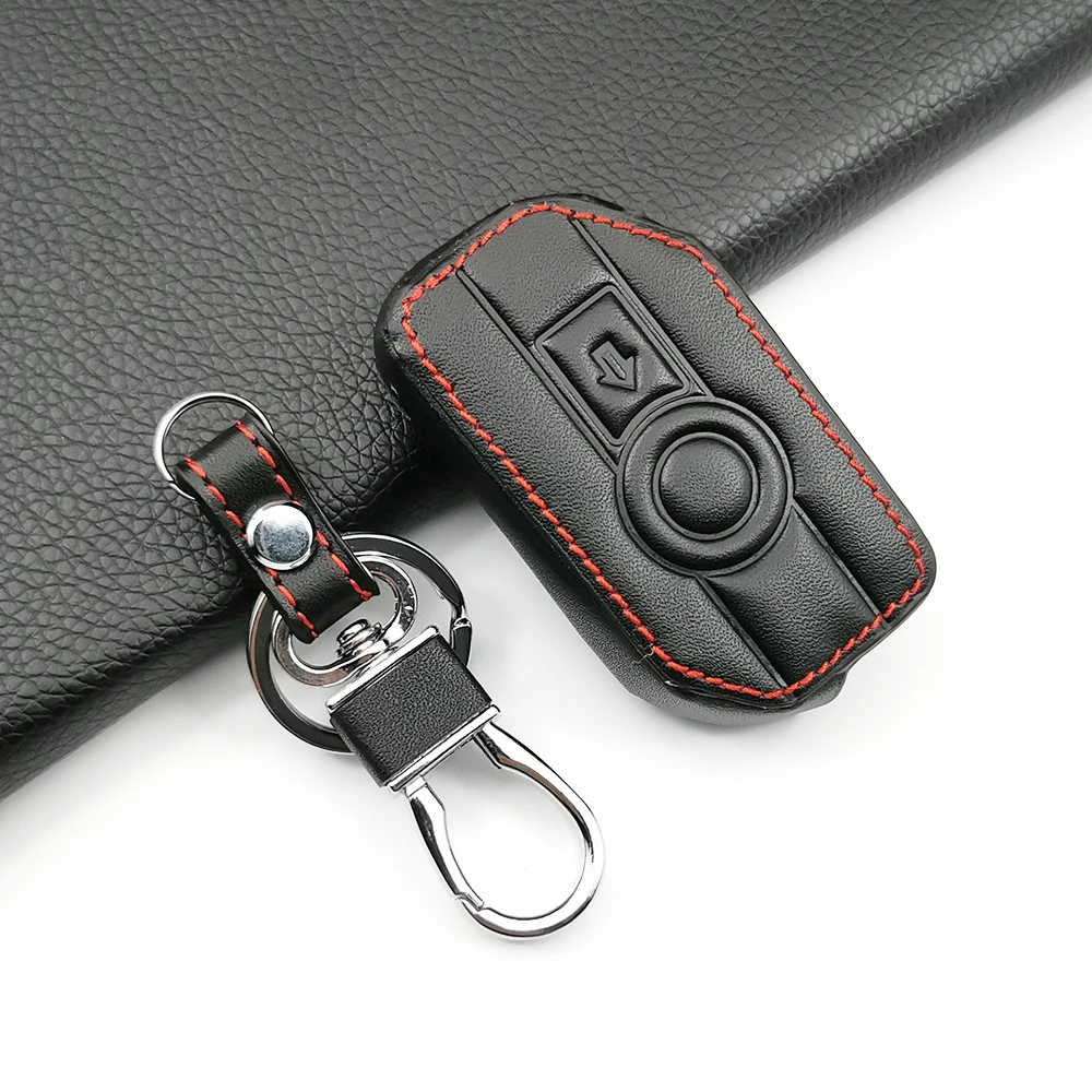 

2 Button Leather Key Cover Shell Fob Case Skin Holder for BMW Motorcycle F750GS F850GS K1600GT R1200GS LC ADV R1250GS ADV