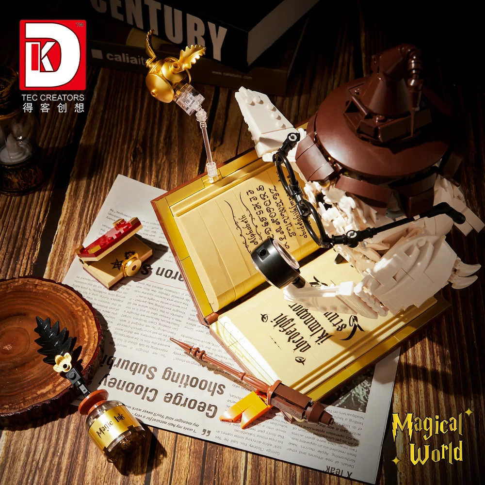 Гарри Поттер Хедвиг строительные блоки MOC Волшебный мир Доктор Сова 3D модель DIY