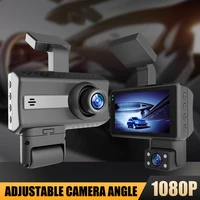3 inch hd 1080p dash cam dual camera driving recorder lcd car dvr camera with night vision loop recording 24h parking monitoring