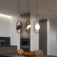 modern magic eye led pendant lights chandeliers for dining room table bedside bar counter home decor indoor hanging lamp fixture